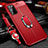 Soft Silicone Gel Leather Snap On Case Cover with Magnetic Finger Ring Stand WL1 for Samsung Galaxy S20