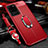 Soft Silicone Gel Leather Snap On Case Cover with Magnetic Finger Ring Stand WL1 for Samsung Galaxy S20 Ultra