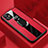 Soft Silicone Gel Leather Snap On Case Cover with Magnetic Finger Ring Stand Z01 for Apple iPhone 11 Red