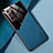 Soft Silicone Gel Leather Snap On Case Cover with Magnetic for Samsung Galaxy Note 20 Ultra 5G Blue
