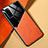 Soft Silicone Gel Leather Snap On Case Cover with Magnetic for Samsung Galaxy S20 5G Orange