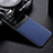 Soft Silicone Gel Leather Snap On Case Cover with Magnetic for Vivo iQOO 9 5G Blue