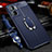 Soft Silicone Gel Leather Snap On Case Cover with Magnetic S01 for Xiaomi Redmi 10 Prime Plus 5G Blue