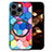 Soft Silicone Gel Leather Snap On Case Cover with Magnetic S01D for Apple iPhone 13 Pro Colorful