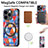 Soft Silicone Gel Leather Snap On Case Cover with Magnetic S01D for Apple iPhone 13 Pro Max