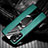 Soft Silicone Gel Leather Snap On Case Cover with Magnetic S02 for OnePlus Nord N200 5G Green