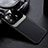 Soft Silicone Gel Leather Snap On Case Cover with Magnetic S02 for Xiaomi Mi 11 Pro 5G Black