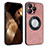 Soft Silicone Gel Leather Snap On Case Cover with Magnetic S07D for Apple iPhone 13 Pro