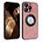 Soft Silicone Gel Leather Snap On Case Cover with Magnetic S07D for Apple iPhone 13 Pro Max
