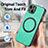 Soft Silicone Gel Leather Snap On Case Cover with Magnetic S11D for Apple iPhone 13