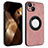 Soft Silicone Gel Leather Snap On Case Cover with Magnetic S14D for Apple iPhone 13