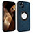 Soft Silicone Gel Leather Snap On Case Cover with Magnetic S14D for Apple iPhone 13