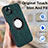 Soft Silicone Gel Leather Snap On Case Cover with Magnetic S14D for Apple iPhone 14 Plus