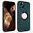 Soft Silicone Gel Leather Snap On Case Cover with Magnetic S14D for Apple iPhone 14 Plus