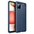 Soft Silicone Gel Leather Snap On Case Cover WL1 for Samsung Galaxy A42 5G Blue