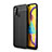 Soft Silicone Gel Leather Snap On Case Cover WL1 for Samsung Galaxy M31 Prime Edition Black