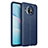 Soft Silicone Gel Leather Snap On Case Cover WL1 for Xiaomi Mi 10i 5G Blue