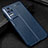 Soft Silicone Gel Leather Snap On Case Cover WL1 for Xiaomi Poco F4 5G Blue