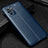 Soft Silicone Gel Leather Snap On Case Cover WL1 for Xiaomi Poco M5S Blue