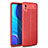 Soft Silicone Gel Leather Snap On Case Cover WL1 for Xiaomi Redmi 9i Red