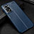 Soft Silicone Gel Leather Snap On Case Cover WL1 for Xiaomi Redmi Note 11 Pro 4G Blue