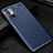 Soft Silicone Gel Leather Snap On Case Cover WL1 for Xiaomi Redmi Note 11 SE 5G Blue