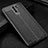 Soft Silicone Gel Leather Snap On Case Cover WL2 for Xiaomi Redmi 9 Black