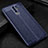 Soft Silicone Gel Leather Snap On Case Cover WL2 for Xiaomi Redmi 9 Blue
