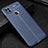 Soft Silicone Gel Leather Snap On Case Cover WL2 for Xiaomi Redmi 9C NFC Blue