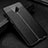 Soft Silicone Gel Leather Snap On Case Cover WL2 for Xiaomi Redmi Note 9 Pro Black
