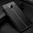 Soft Silicone Gel Leather Snap On Case Cover WL2 for Xiaomi Redmi Note 9S Black