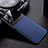 Soft Silicone Gel Leather Snap On Case Cover Z01 for Huawei P40 Lite Blue