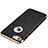 Soft Silicone Gel Leather Snap On Case for Apple iPhone 8 Black