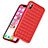 Soft Silicone Gel Leather Snap On Case for Apple iPhone X Red