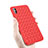 Soft Silicone Gel Leather Snap On Case for Apple iPhone Xs Red