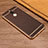 Soft Silicone Gel Leather Snap On Case for Huawei G10 Brown