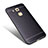 Soft Silicone Gel Leather Snap On Case for Huawei G9 Plus Black