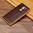 Soft Silicone Gel Leather Snap On Case for Huawei GR5 (2017) Brown