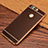 Soft Silicone Gel Leather Snap On Case for Huawei Honor 8 Brown