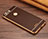 Soft Silicone Gel Leather Snap On Case for Huawei Honor 8 Brown