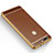 Soft Silicone Gel Leather Snap On Case for Huawei Honor V8 Brown