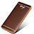 Soft Silicone Gel Leather Snap On Case for Huawei Mate 10 Brown