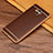 Soft Silicone Gel Leather Snap On Case for Huawei Mate 10 Brown