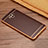 Soft Silicone Gel Leather Snap On Case for Huawei Mate 10 Brown