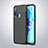 Soft Silicone Gel Leather Snap On Case for Huawei Nova 5i Black