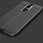 Soft Silicone Gel Leather Snap On Case for Nokia X6 Black