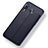 Soft Silicone Gel Leather Snap On Case for Samsung Galaxy A9 Star SM-G8850 Blue