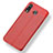 Soft Silicone Gel Leather Snap On Case for Samsung Galaxy A9 Star SM-G8850 Red