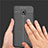 Soft Silicone Gel Leather Snap On Case K01 for Samsung Galaxy Amp Prime 3 Black