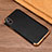 Soft Silicone Gel Leather Snap On Case L04 for Apple iPhone X Black